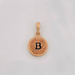 Pendant Letter B 2.7g / 1 in Rose Gold 18K