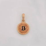 Pendant Letter B 2.7g / 1 in Rose Gold 18K