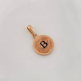 Pendant Letter B 2.7g / 1 in Rose Gold 18K