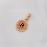 Pendant Letter B 2.7g / 1 in Rose Gold 18K