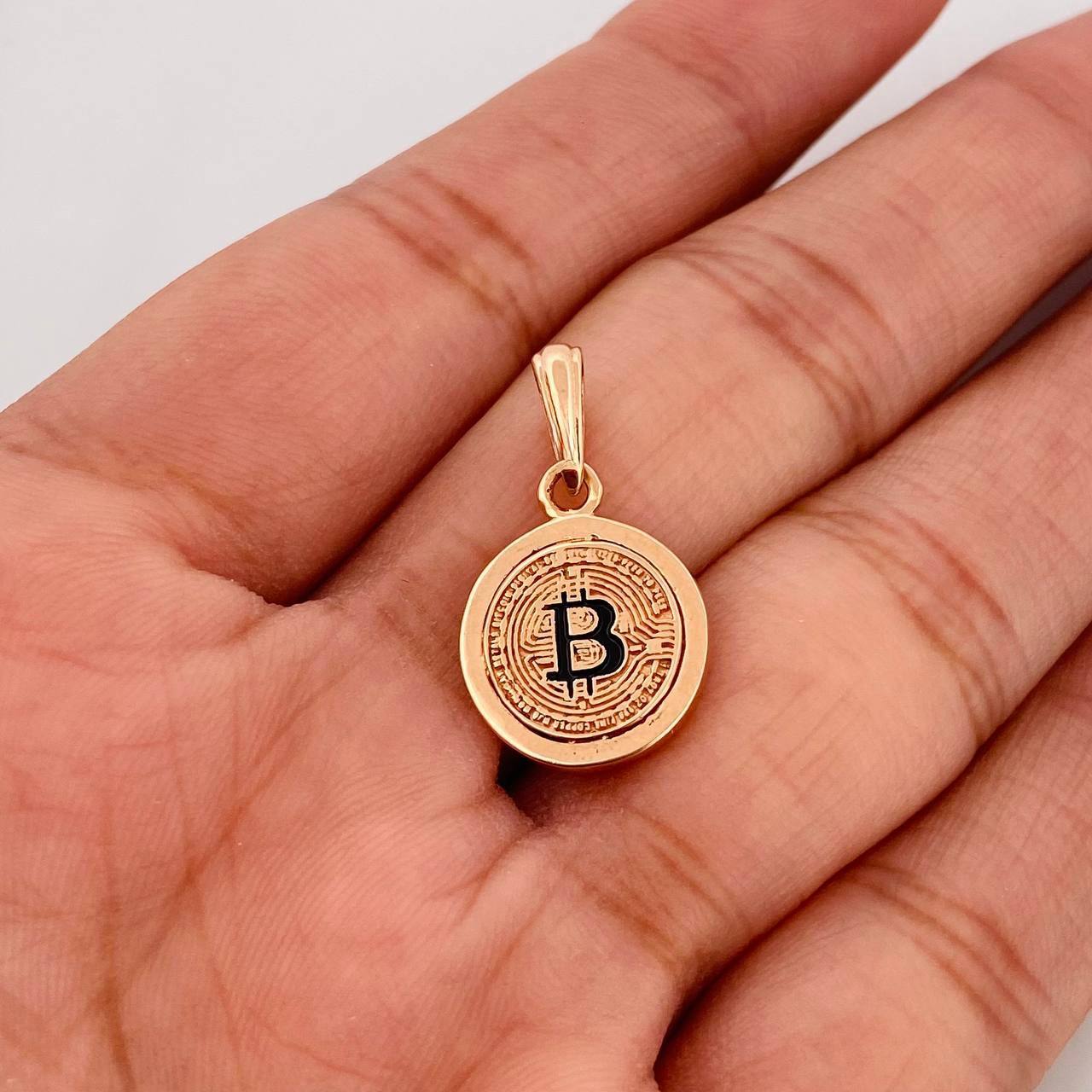 Pendant Letter B 2.7g / 1 in Rose Gold 18K