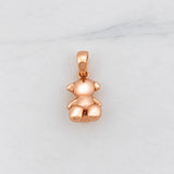 Dije Oso 2g / 1/2 in Oro Rosa 18K