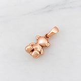 Dije Oso 2g / 1/2 in Oro Rosa 18K