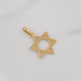 Dije Silueta Estrella 0.7g / 1 1/2 in Oro Amarillo 18K