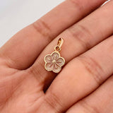 Pendant Flower 1.4g / 3/4 in 18K Rose Gold