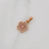 Pendant Flower 1.4g / 3/4 in 18K Rose Gold