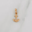 Pendant Anchor 0.5g / 3/4 in 18K Rose Gold