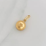 Dije Balón 0.65g / 3/4 in Oro Amarillo 18K