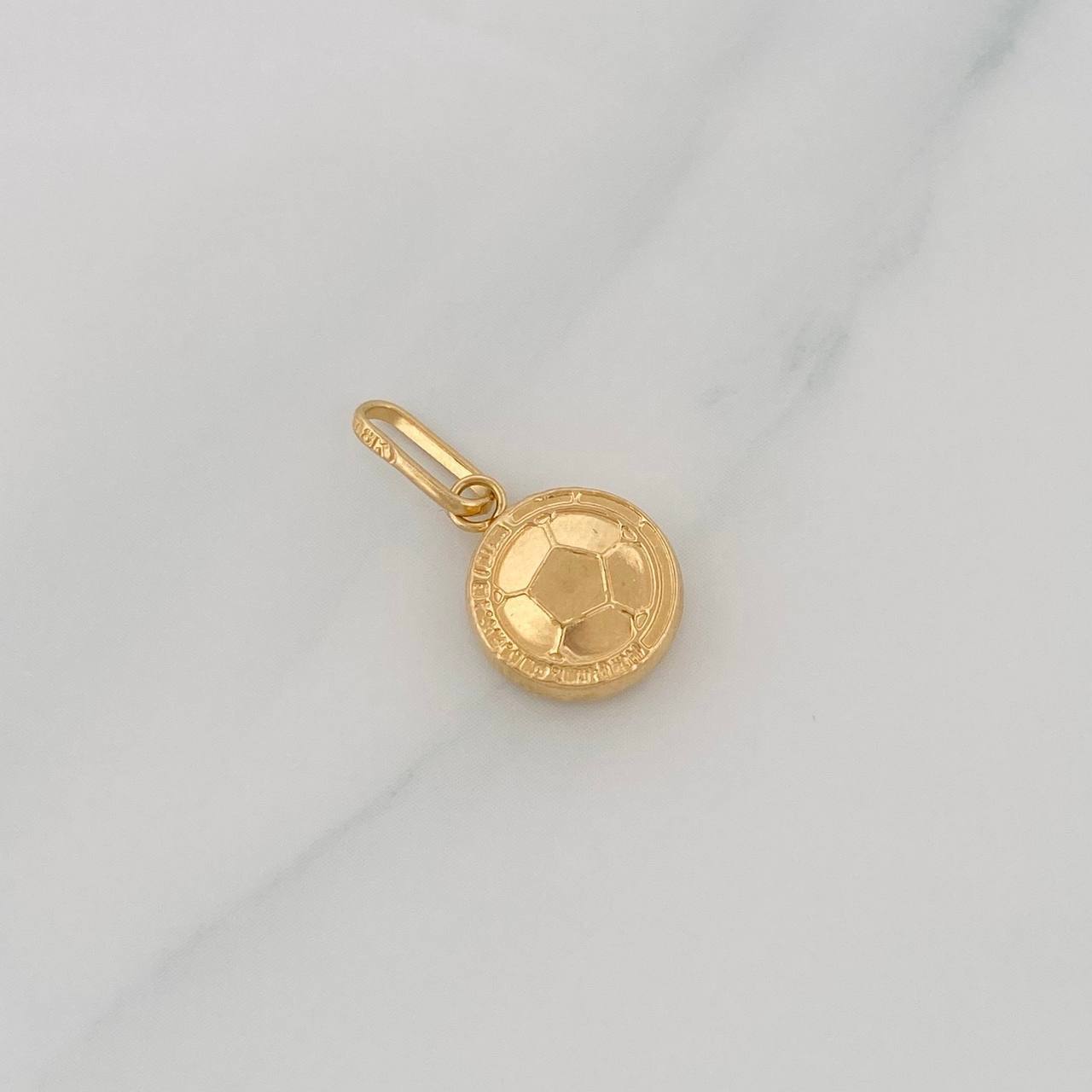 Dije Balón 0.65g / 3/4 in Oro Amarillo 18K