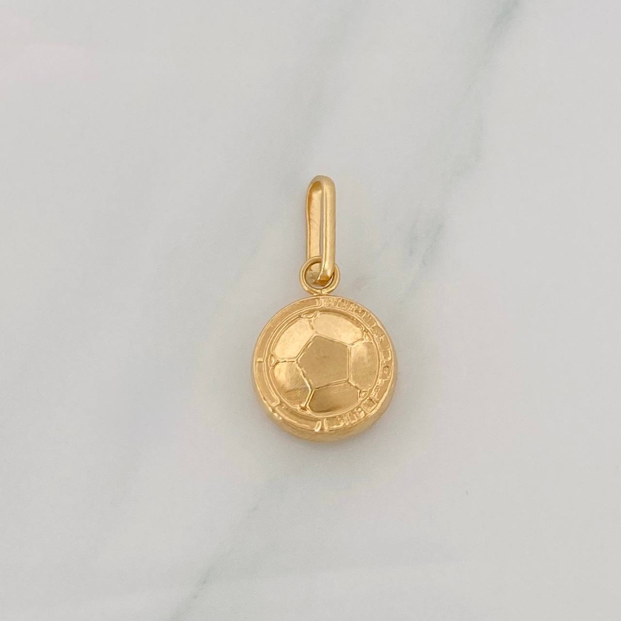 Dije Balón 0.65g / 3/4 in Oro Amarillo 18K