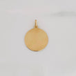 Dije Placa Circulo 1.1g / 1 in Oro Amarillo 18K