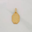 Pendant Octagonal Plate 2.2g / 1 in Yellow Gold 18K