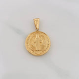 Dije San Benito 2.55g / 1 1/4 in Oro Amarillo 18K