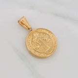 Dije San Benito 2.55g / 1 1/4 in Oro Amarillo 18K