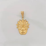 Pendant Indian 2.2g / 1 1/2 in 18K Yellow Gold