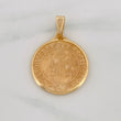 Pendant Medal of Saint Benedict 14.55g / 1 1/2 in 18K Yellow Gold