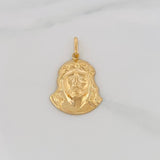 Dije Rostro Cristo 2.55g / 1 1/4 in Oro Amarillo 18K