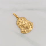 Dije Rostro Cristo 2.55g / 1 1/4 in Oro Amarillo 18K