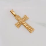 Dije Cruz Cristo 2.85g / 1 1/2 in Oro Amarillo 18K