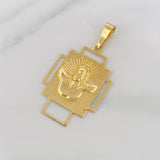 Dije Rostro Cristo 3.85g / 1 3/4 in Oro Amarillo 18K