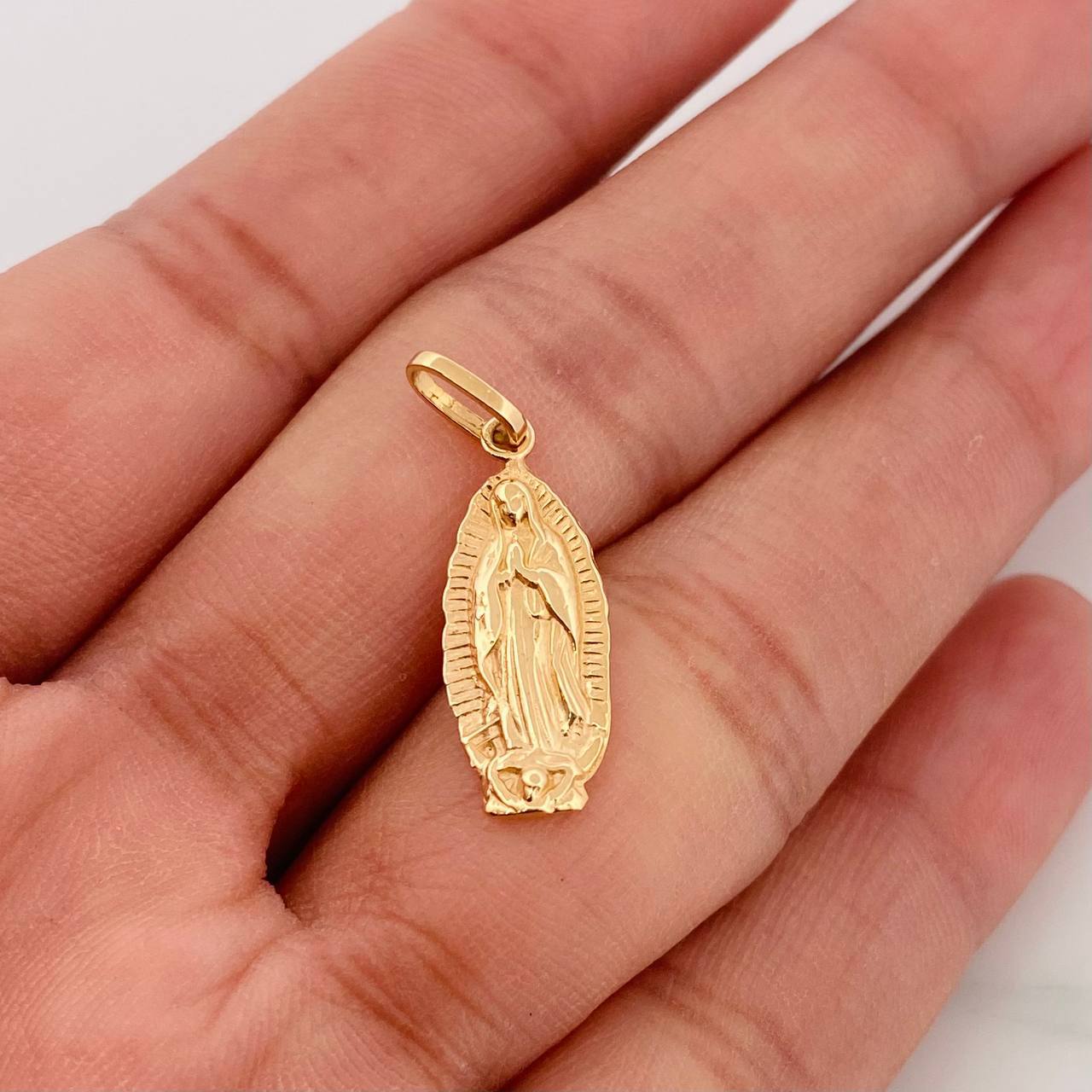 Dije Virgen de Guadalupe 1.7g / 1 in Oro Amarillo 18K