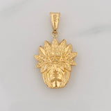 Pendant Indian 2g / 1 1/2 in 18K Yellow Gold