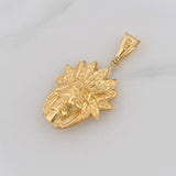 Pendant Indian 2g / 1 1/2 in 18K Yellow Gold
