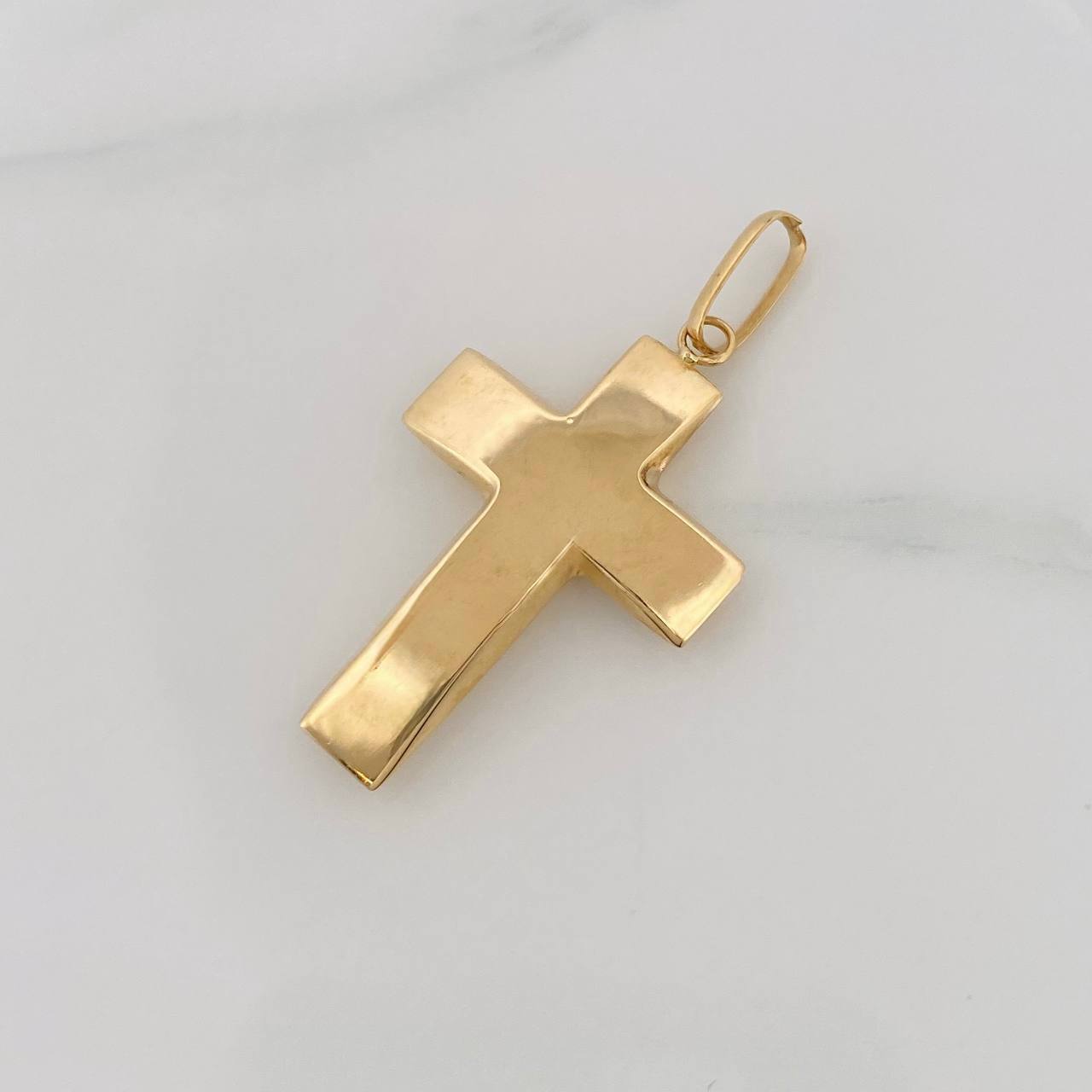 Dije Cruz 1.95g / 1 1/2 in Oro Amarillo 18K