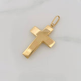 Dije Cruz 1.95g / 1 1/2 in Oro Amarillo 18K
