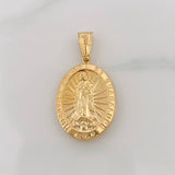 Dije Medalla Virgen de Guadalupe 2.4g / 1 1/2 in Oro Amarillo 18K