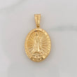 Dije Medalla Virgen de Guadalupe 2.3g / 1 1/2 in Oro Amarillo 18K