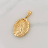 Dije Medalla Virgen de Guadalupe 2.4g / 1 1/2 in Oro Amarillo 18K
