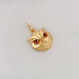 Pendant Owl 3g / 3/4 in Yellow Gold 18K