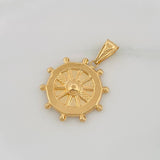 Pendant Helm 2.3g / 1 1/4 in 18K Yellow Gold