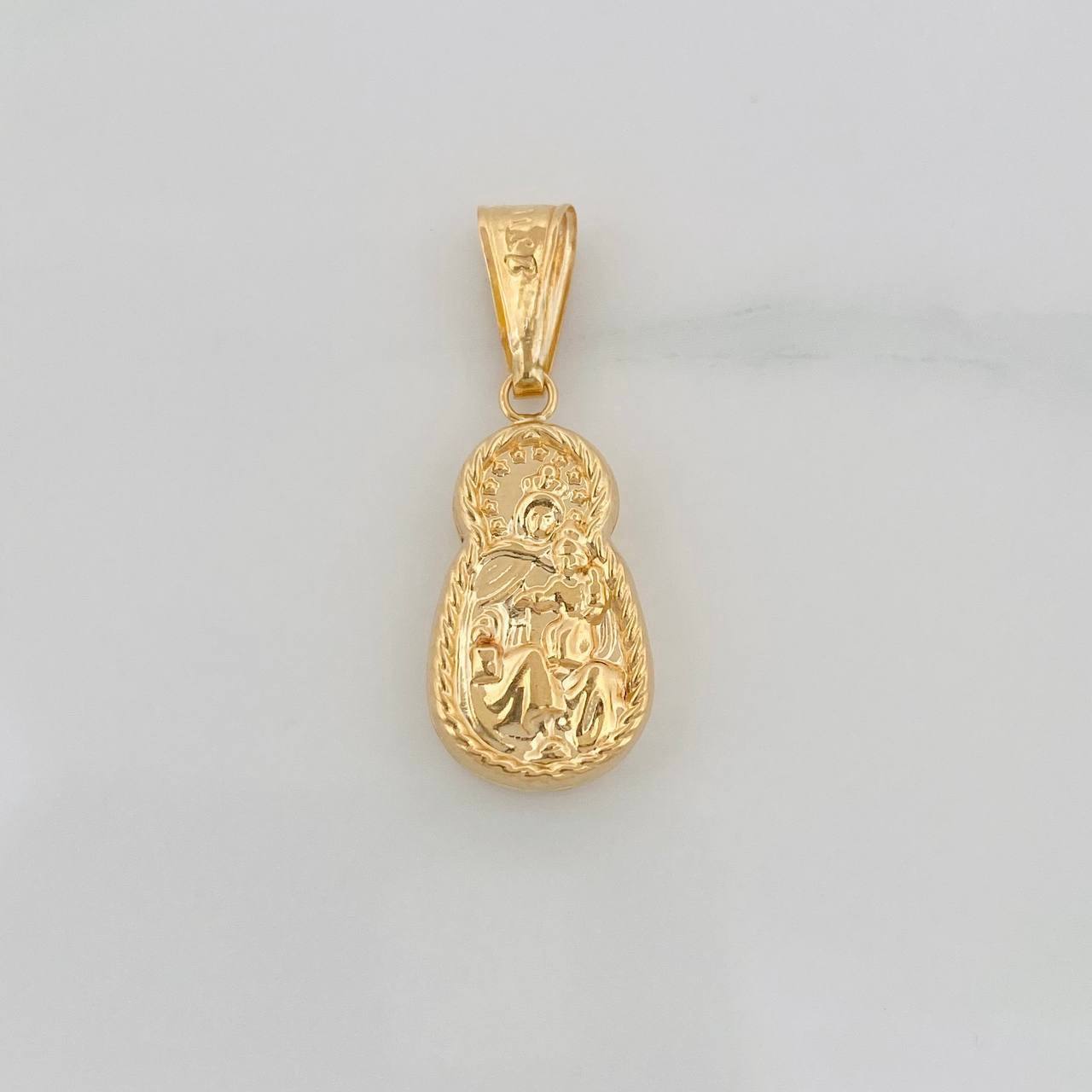 Dije Virgen del Carmen 1.2g / 1 1/4 in Oro Amarillo 18K