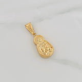 Dije Virgen del Carmen 1.2g / 1 1/4 in Oro Amarillo 18K