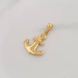 Pendant Anchor 0.8g / 1 in 18K Yellow Gold