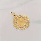 Dije Mandala 2.55g / 1 1/4 in Oro Amarillo 18K