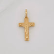 Dije Cruz Cristo 1.7g / 1 in Oro Amarillo 18K