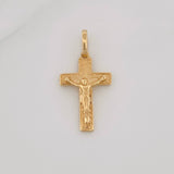 Dije Cruz Cristo 1.7g / 1 in Oro Amarillo 18K