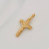 Dije Cruz Cristo 1.7g / 1 in Oro Amarillo 18K