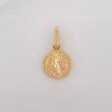 Dije San Benito 1.1g / 1/2 in Oro Amarillo 18K