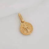 Dije San Benito 1.1g / 1/2 in Oro Amarillo 18K