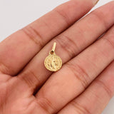 Dije San Benito 1.1g / 1/2 in Oro Amarillo 18K