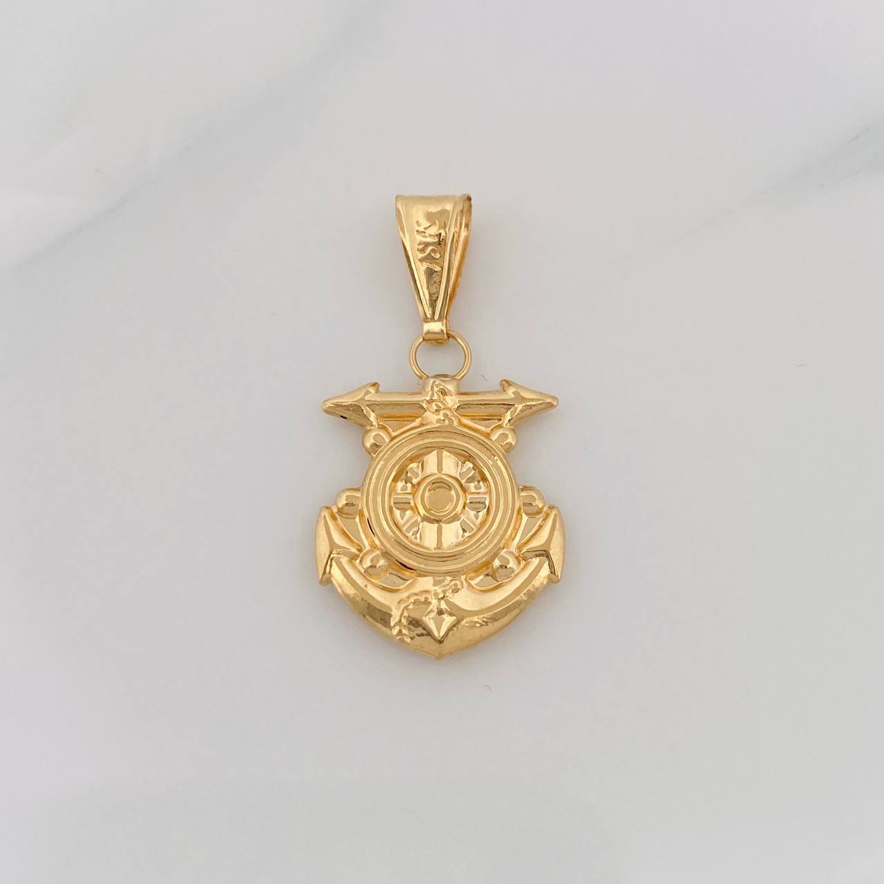 Dije Ancla Timón 1.7g / 1 1/4 in Oro Amarillo 18K