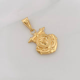 Dije Ancla Timón 1.7g / 1 1/4 in Oro Amarillo 18K