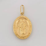 Dije Virgen Milagrosa 1.75g / 1 1/4 in Oro Amarillo 18K