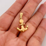 Pendant Anchor 1.1g / 1 in 18K Yellow Gold
