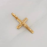 Dije Cruz Cristo 1.3g / 1 in Oro Amarillo 18K