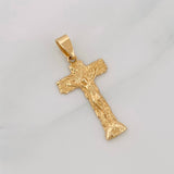 Dije Cruz Cristo 1.8g / 1 1/4 in Oro Amarillo 18K